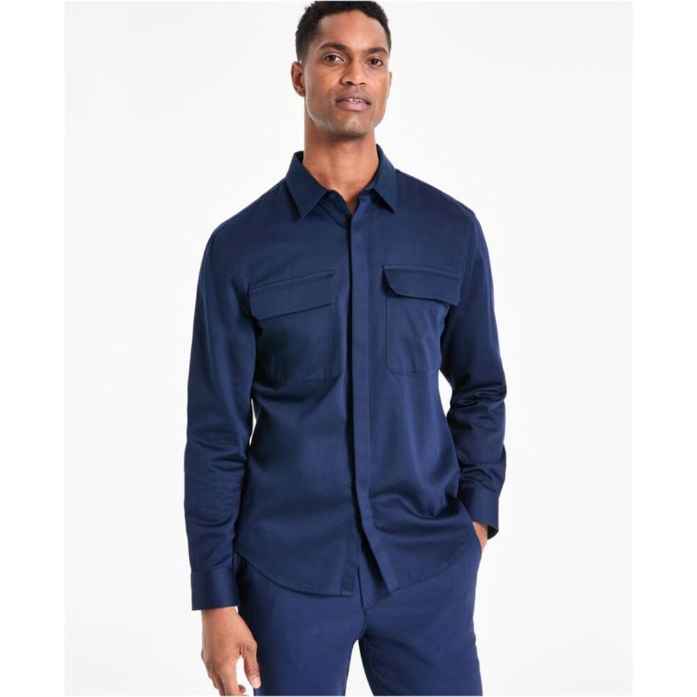 Alfani Mens Owen Regular-Fit Button Up Shirt, NWT